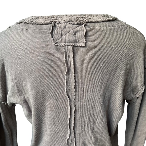 Free People Colby Long Sleeve Tee in Atmosphere, Sz M - Picture 11 of 16